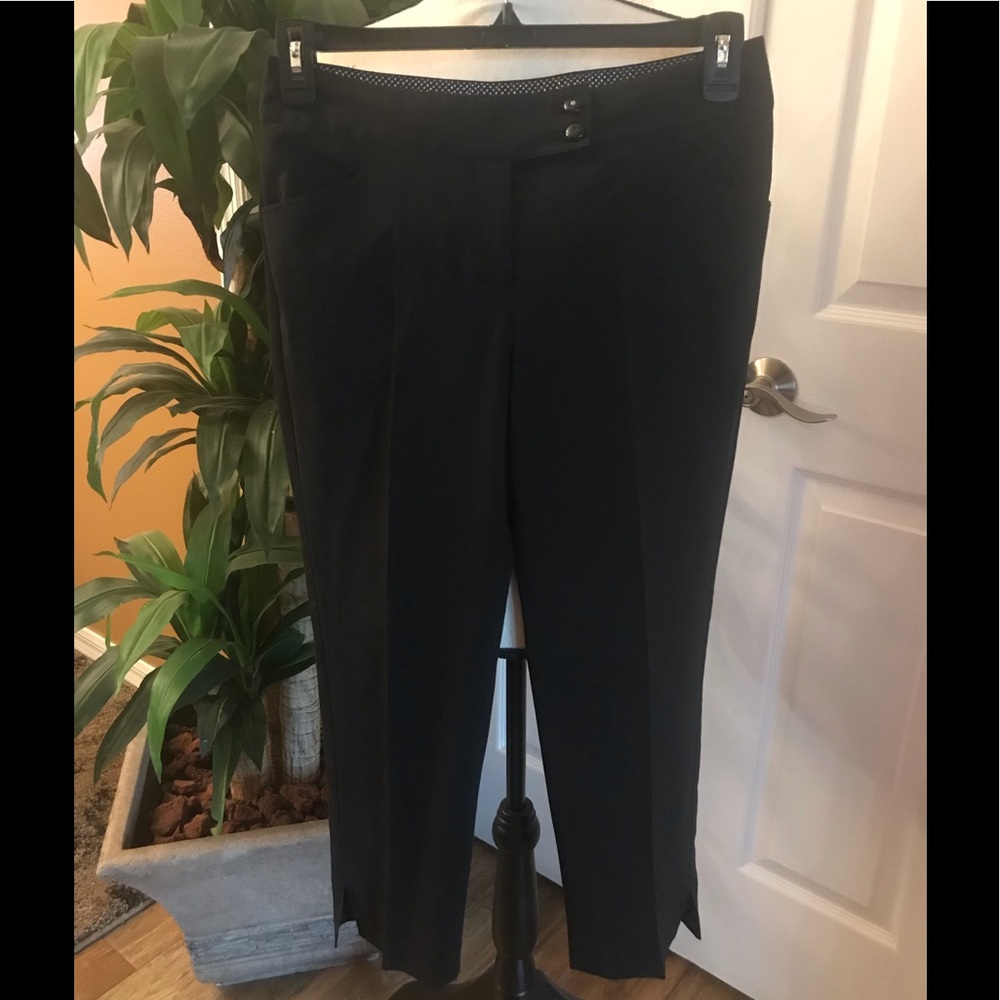 WHBM Black Dress Capri Pant